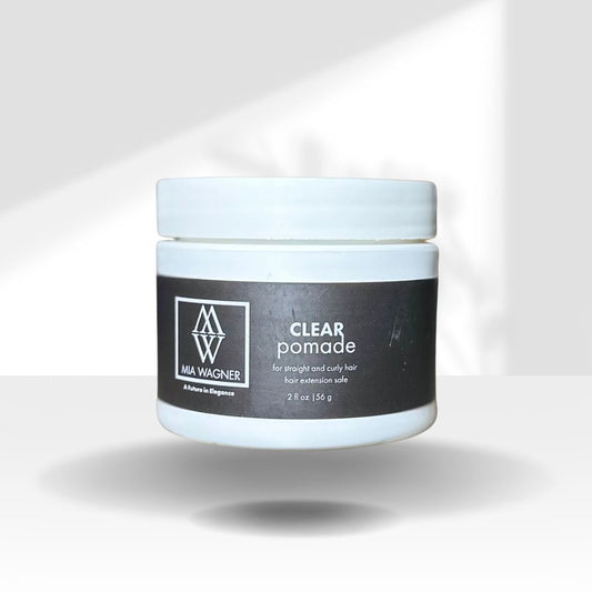 Clear Pomade - Sleek Smooth Edges and Hair - Mia Wagner Salon