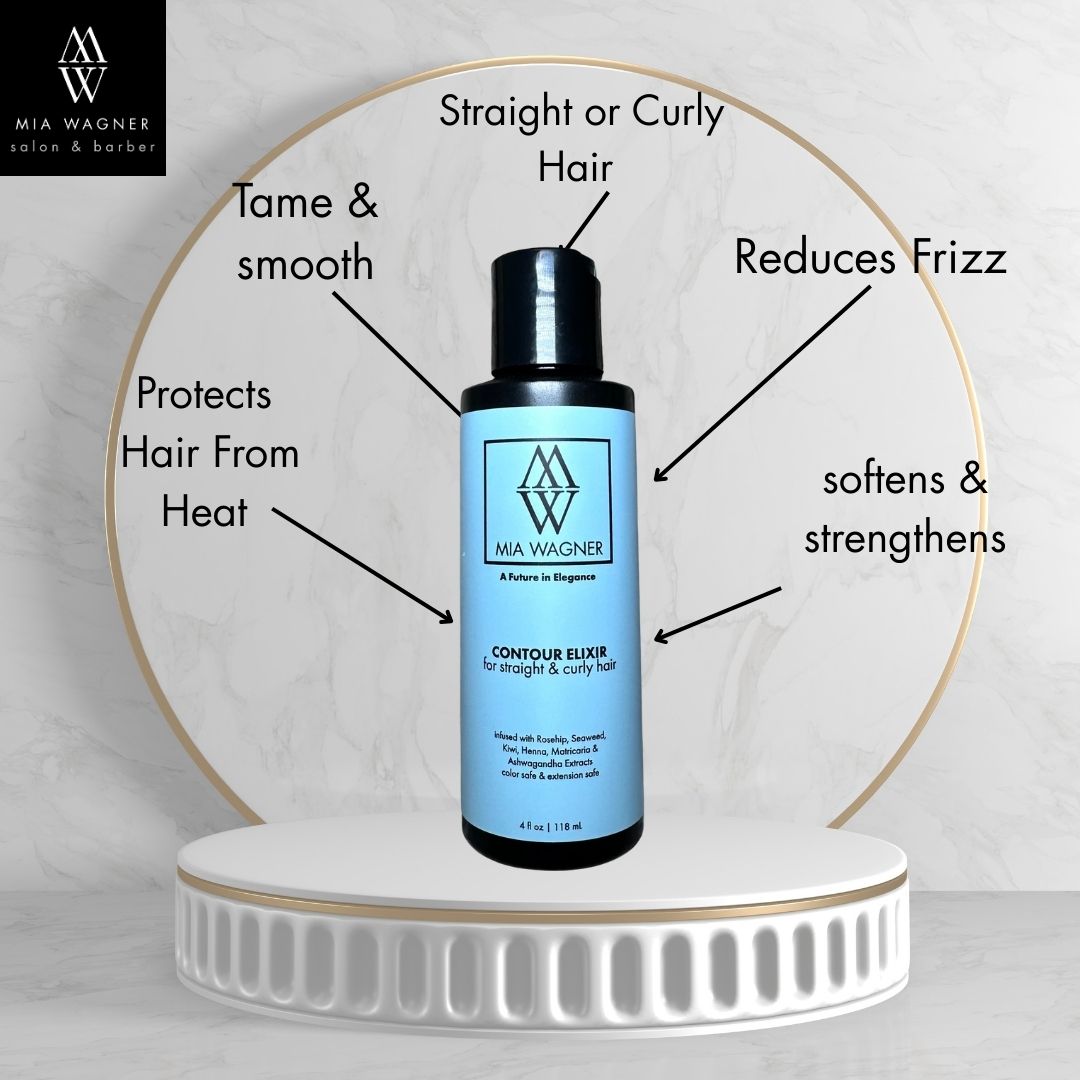Contour Elixir – Frizz Control & Heat Protectant Balm - Mia Wagner Salon